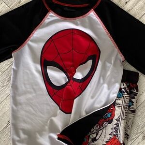 Marvel Spiderman Swim Suit Two Piece Set